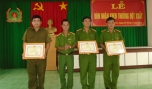 BGĐ Công an tỉnh khen thưởng đột xuất Công an huyện Châu Thành