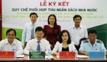 Vietcombank Tiền Giang ký kết quy chế phối hợp thu ngân sách Nhà nước