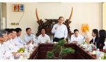 Chủ tịch Ủy ban Trung ương MTTQ Việt Nam thăm, làm việc tại Tiền Giang