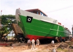 Xưởng đóng tàu của HTX Rạch Gầm
