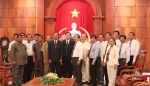 Đoàn Bộ Kế hoạch Campuchia thăm và làm việc tại Tiền Giang