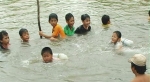 Cái Bè: Mở 6 lớp dạy bơi cho trẻ em vùng lũ