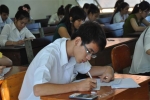 Thí sinh dự thi vào trường ĐH Tiền Giang.
