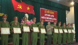Công an Tiền Giang: Bế giảng lớp huấn luyện chiến sĩ mới