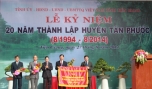 [Video] Long trọng tổ chức lễ kỷ niệm 20 năm thành lập huyện Tân Phước