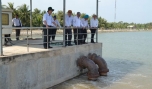 Kiểm tra tình hình cấp nước sinh hoạt ở Tân Phú Đông