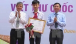 Em Trương Hải Nam đoạt giải Nhất cuộc thi viết thư quốc tế UPU 44