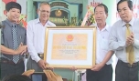 Đón nhận Bằng di tích lịch sử văn hóa cấp tỉnh Chiến thắng Ao Vông