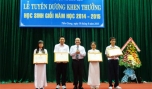 Tuyên dương, khen thưởng học sinh giỏi năm học 2014 - 2015