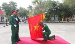 BCH quân sự tỉnh: Tổ chức Lễ Tuyên thệ chiến sĩ mới đợt II-2013