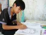 Nguyễn Tấn Thịnh: Cậu bé có khiếu vẽ tranh
