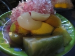Mát lạnh trái cây đĩa ở Sài Gòn