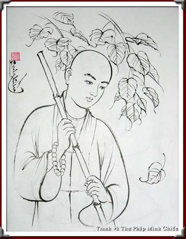 Tranh vẽ chú tiểu  Trang 1  Chùa Phật Ân  Hội Phật Giáo Việt Nam tại  Minnesota