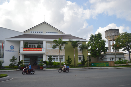 Trụ sở Công ty Cấp nước Tiền Giang, nơi bị phát hiện sai phạm về tài chính.