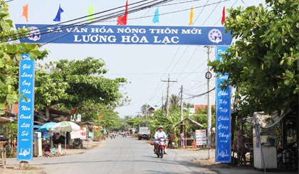 Xã Lương Hòa Lạc vừa được công nhận Xã Văn hóa nông thôn mới.