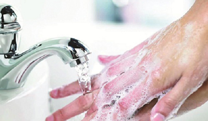 Tạo nên thói quen rửa tay trước khi ăn, trước khi chế biến thức ăn.