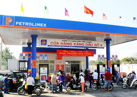 Nhiều cửa hàng xăng dầu của Petrolimex Tiền Giang được người dân tin dùng.