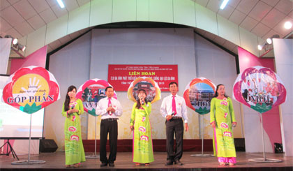 Phần Tự giới thiệu đoạt giải I của đơn vị xã Lương Hòa Lạc, huyện Chợ Gạo.