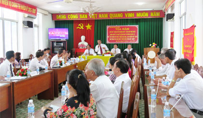 Chiều 24-6, Ban Thường vụ Đảng ủy phối hợp với Ban Giám đốc Sở Tài chính tổ chức Tọa đàm “Học tập và làm theo tấm gương đạo đức Hồ Chí Minh”