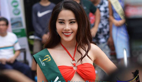 Nguyễn Thị Lệ Nam Em tại cuộc thi Miss Earth 2016. Ảnh: Missosology