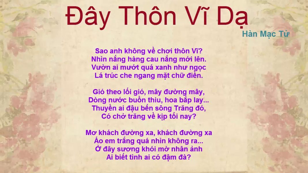 10 Mở Bài Đây Thôn Vĩ Dạ Hay Nhất (Trực Tiếp & Gián Tiếp) 10 Mở Bài Đây Thôn Vĩ Dạ Hay Nhất (Trực Tiếp & Gián Tiếp)