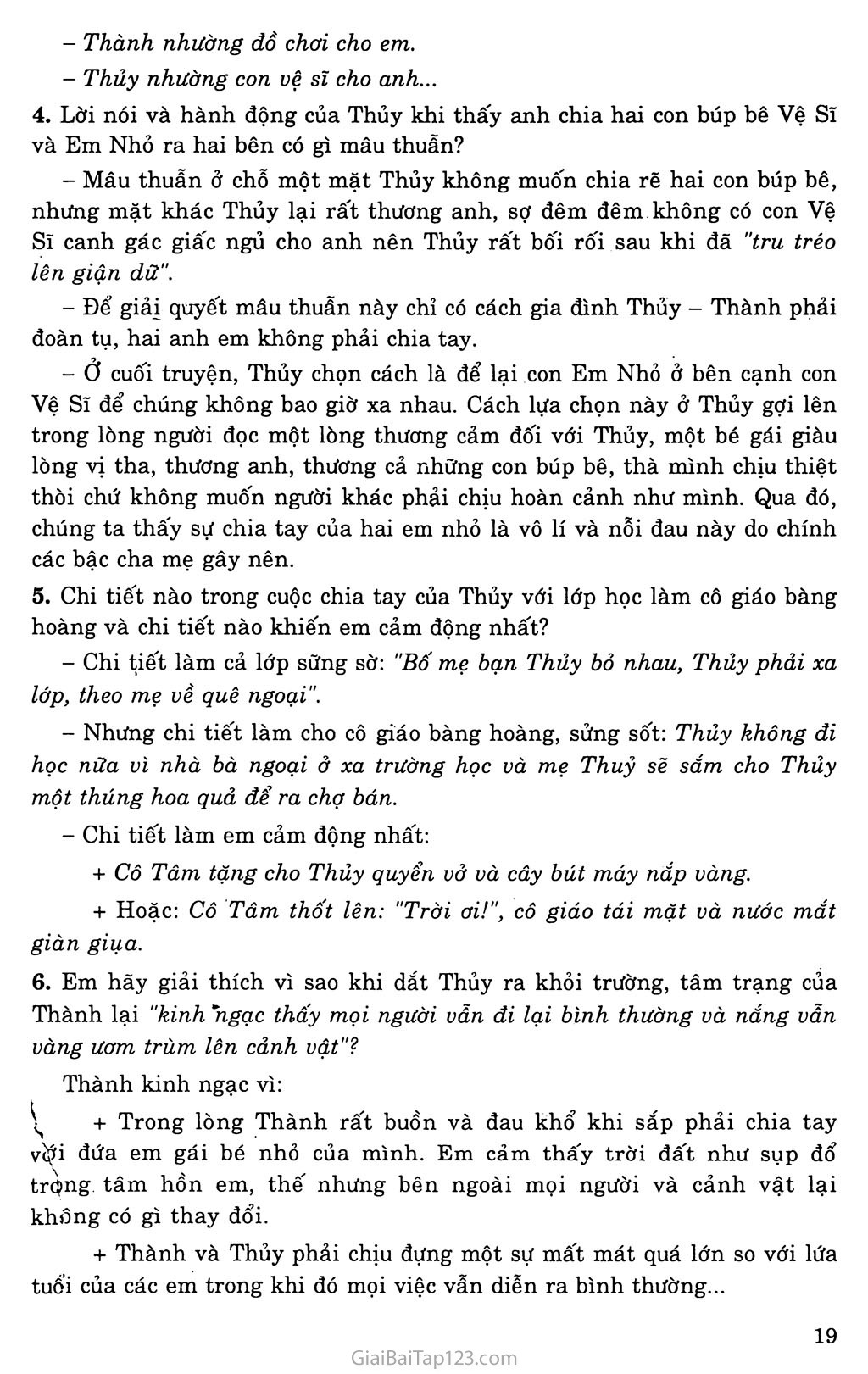 phân tích Cuộc chia tay của những con búp bê