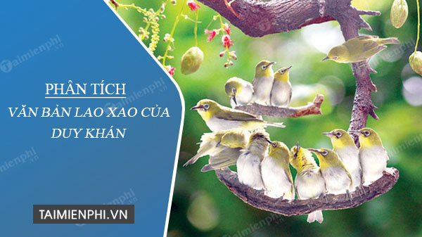 Phân Tích Lao Xao: Dàn Ý & Cảm Nhận Chi Tiết