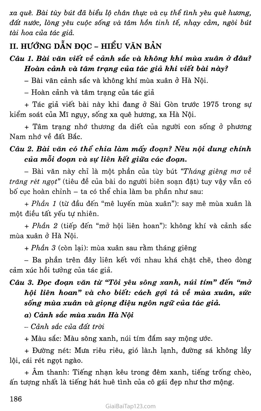 phân tích Mùa xuân của tôi