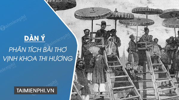 phân tích Vịnh khoa thi Hương
