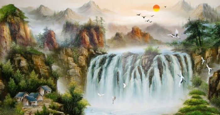 phân tích Xa ngắm thác núi Lư