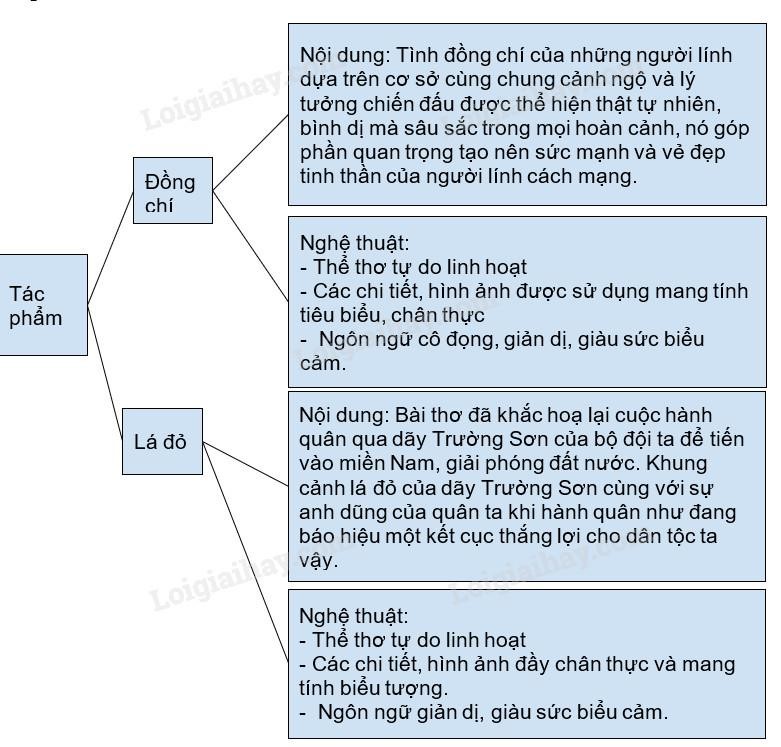 sơ đồ tư duy Đồng chí