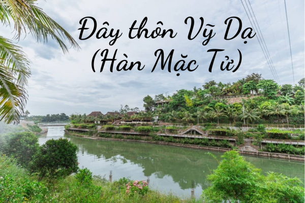 so sánh Tràng giang và Đây thôn Vĩ Dạ