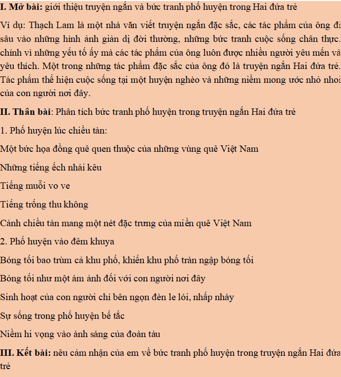 soạn bài Hai đứa trẻ
