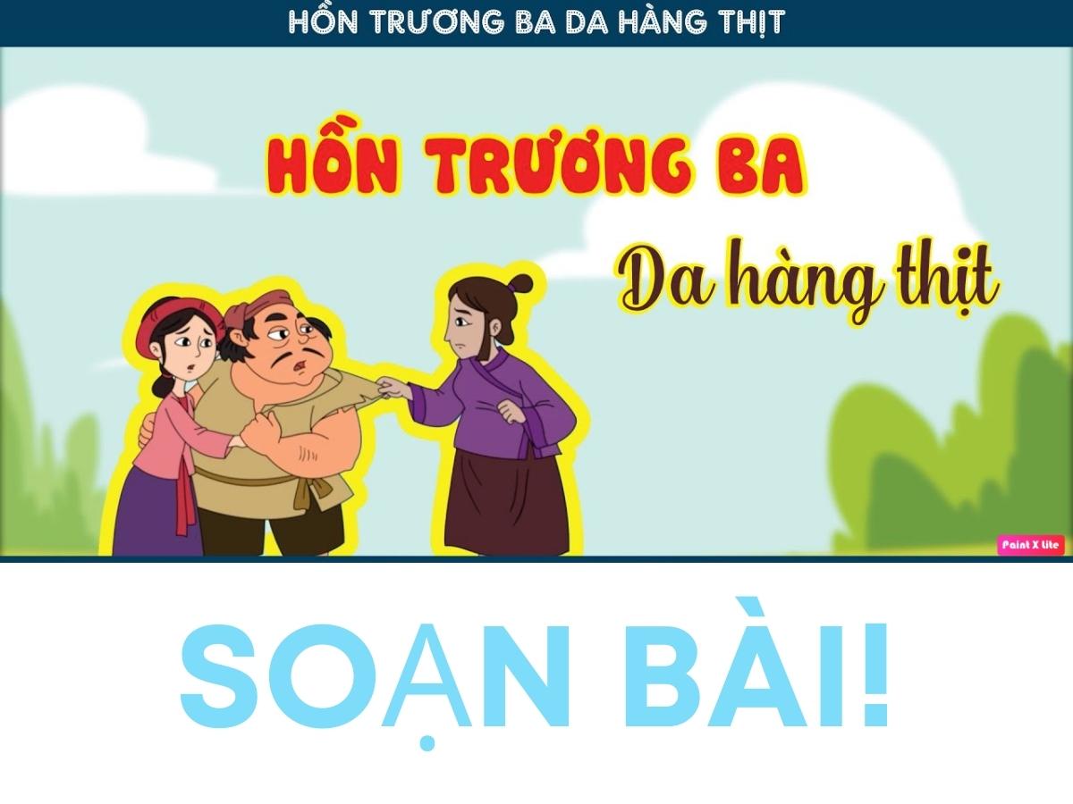 soạn bài Hồn Trương Ba da hàng thịt