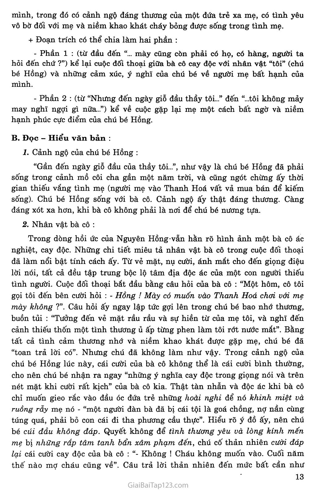 Soạn Bài Trong Lòng Mẹ Ngắn Gọn, Đầy Đủ Nhất Soạn Bài Trong Lòng Mẹ Ngắn Gọn, Đầy Đủ Nhất