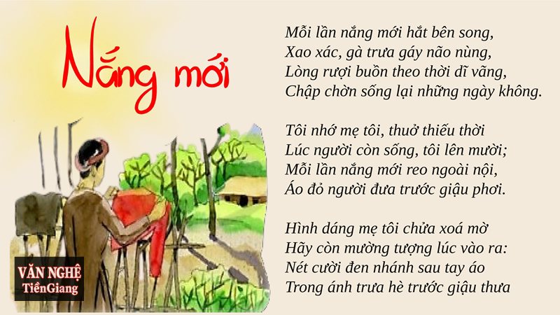 Phân tích Nắng mới - Người mẹ hiện lên qua những chi tiết đời thường Phân tích Nắng mới - Người mẹ hiện lên qua những chi tiết đời thường