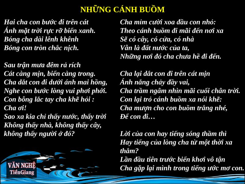 Phân tích Những cánh buồm - Cuộc trò chuyện làm nổi bật tâm hồn trẻ thơ