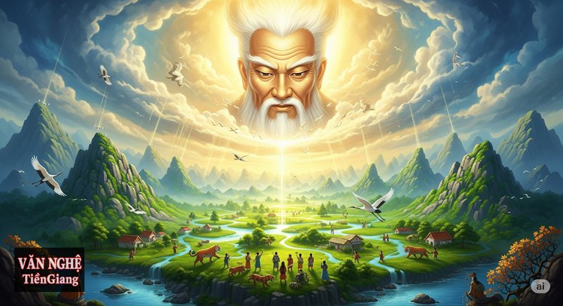 Phân tích Thần Trụ Trời - Phá cột chống trời và cách lý giải núi, đảo, biển cả