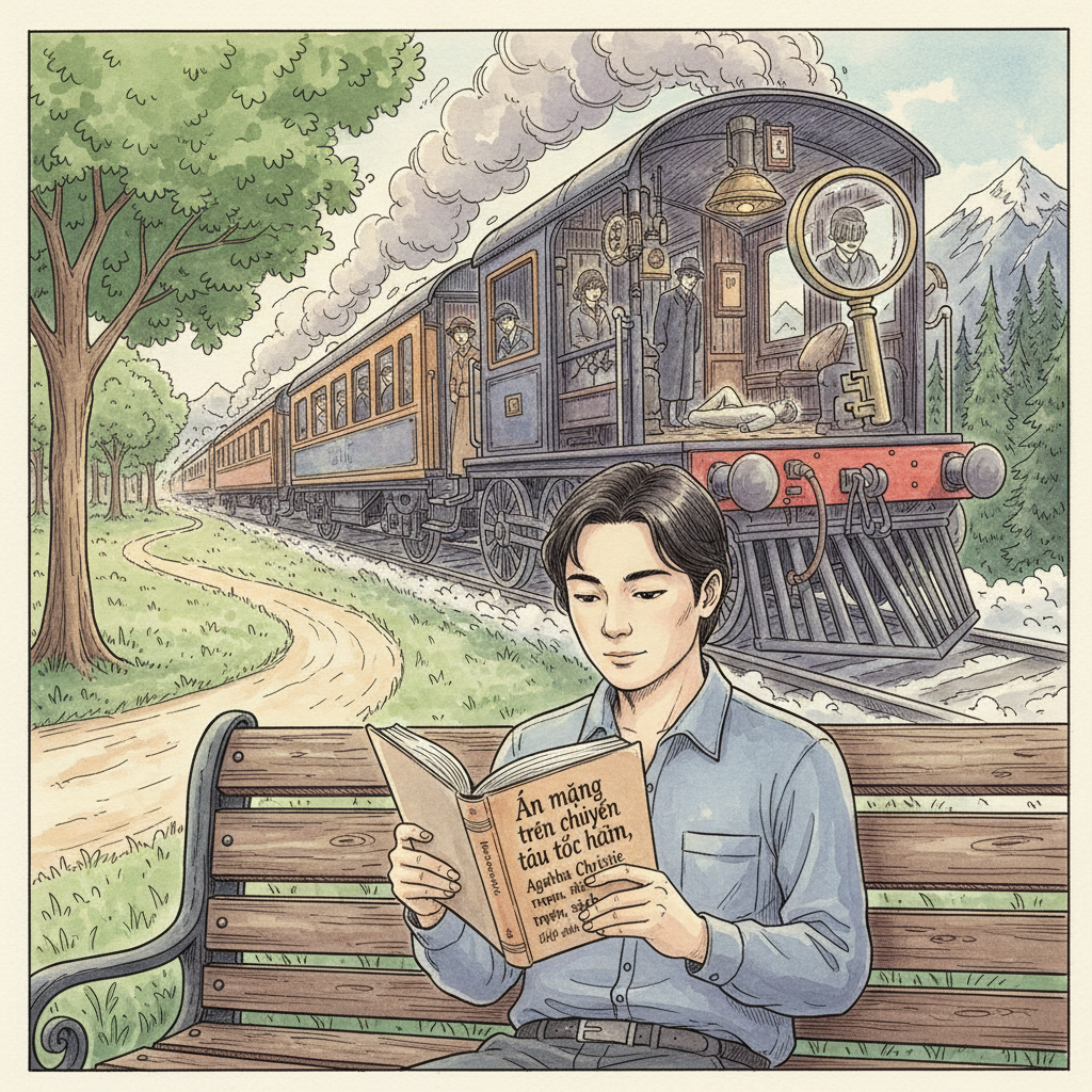 Án mạng trên chuyến tàu tốc hành,Agatha Christie,truyện,sách,tác phẩm
