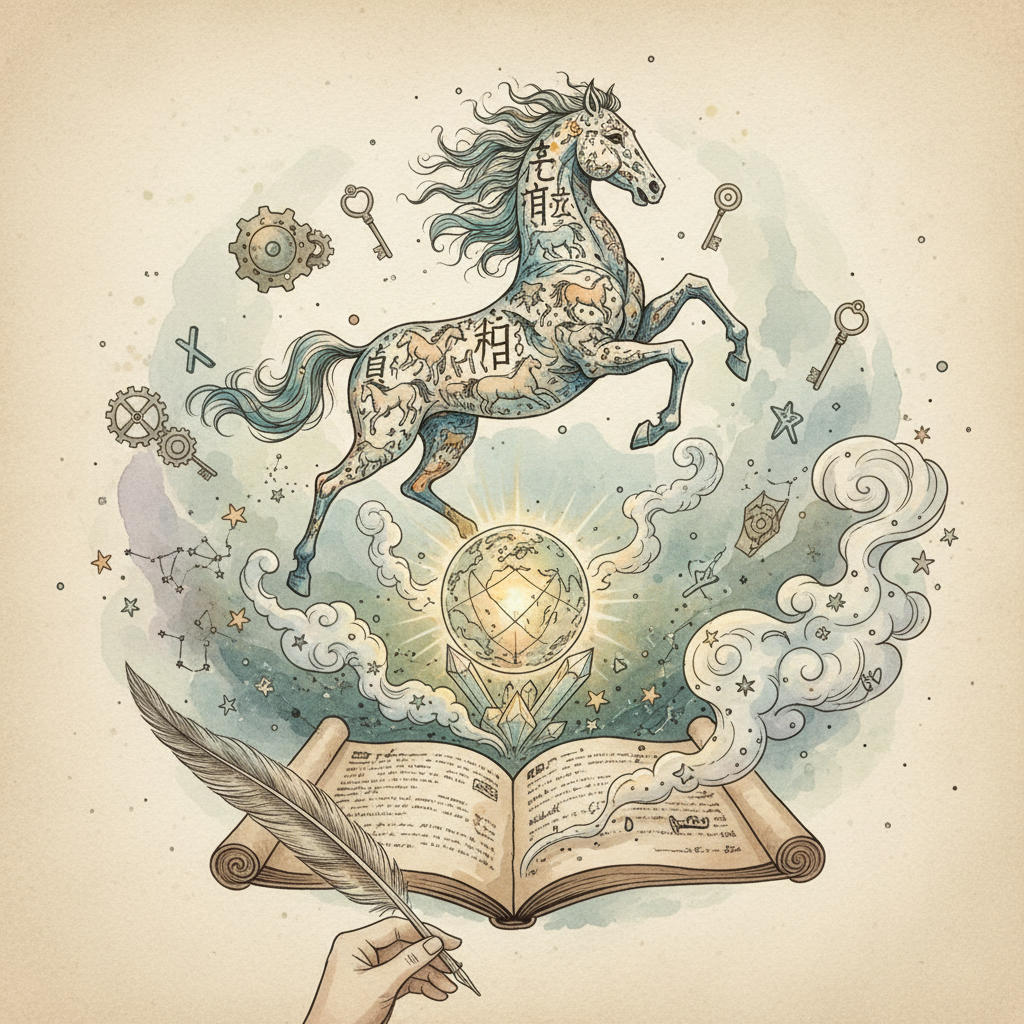 Bài thơ bát điệp chữ ngựa