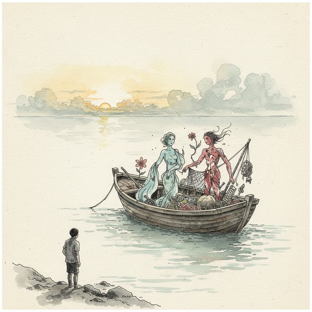 Chiếc thuyền ngoài xa  nghịch lý (N. M. Châu)