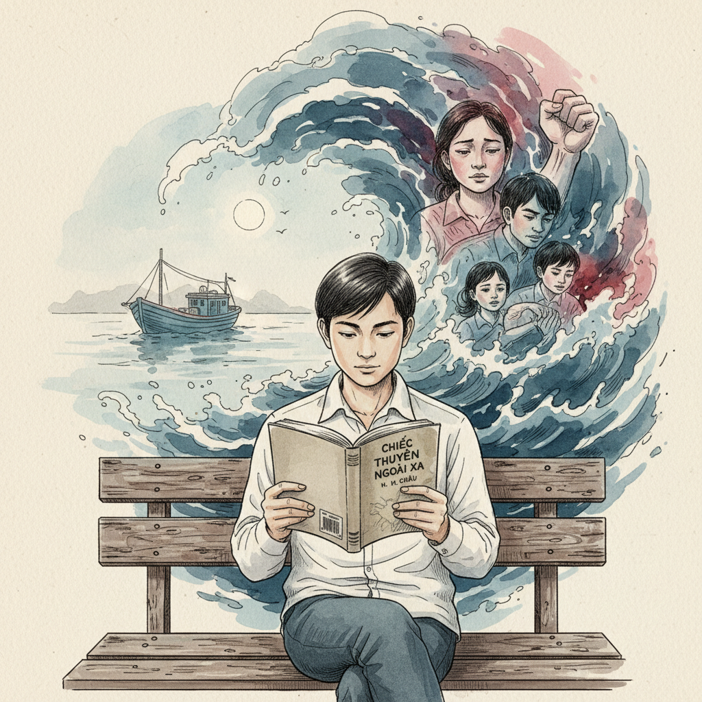 Chiếc thuyền ngoài xa (N. M. Châu)