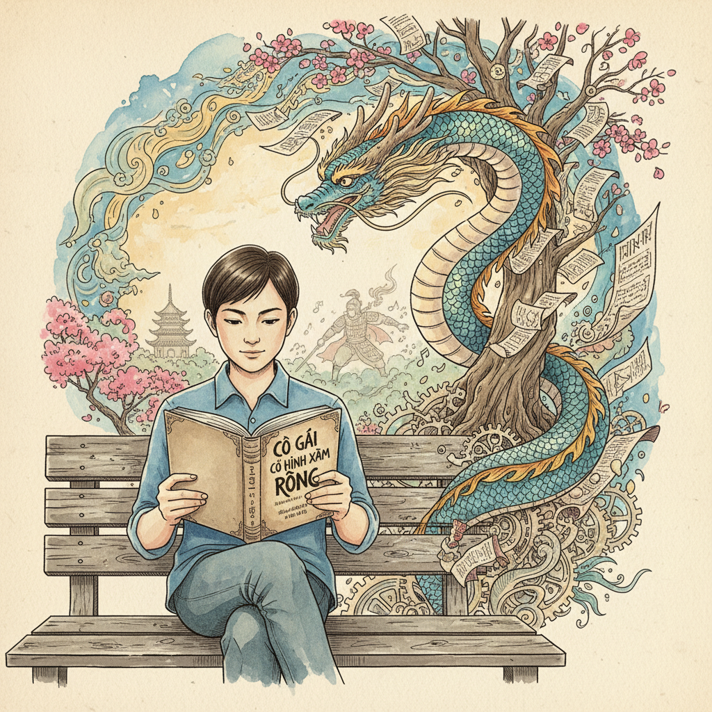 Cô gái có hình xăm rồng