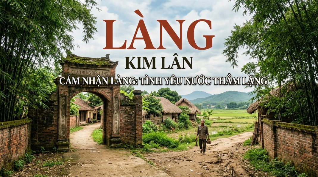 Cảm nhận Làng: Tình yêu nước thầm lặng