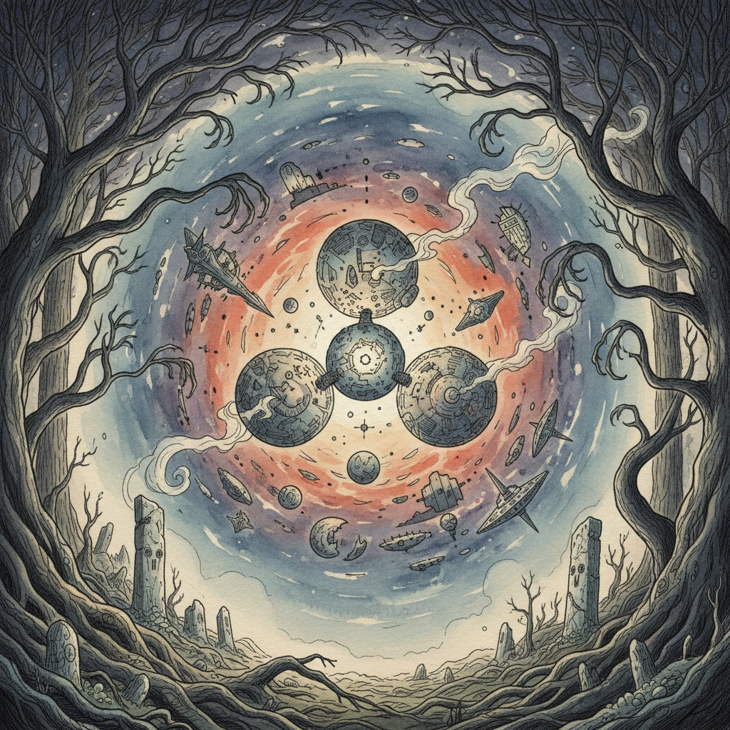 Tam thể 2,Khu rừng đen tối