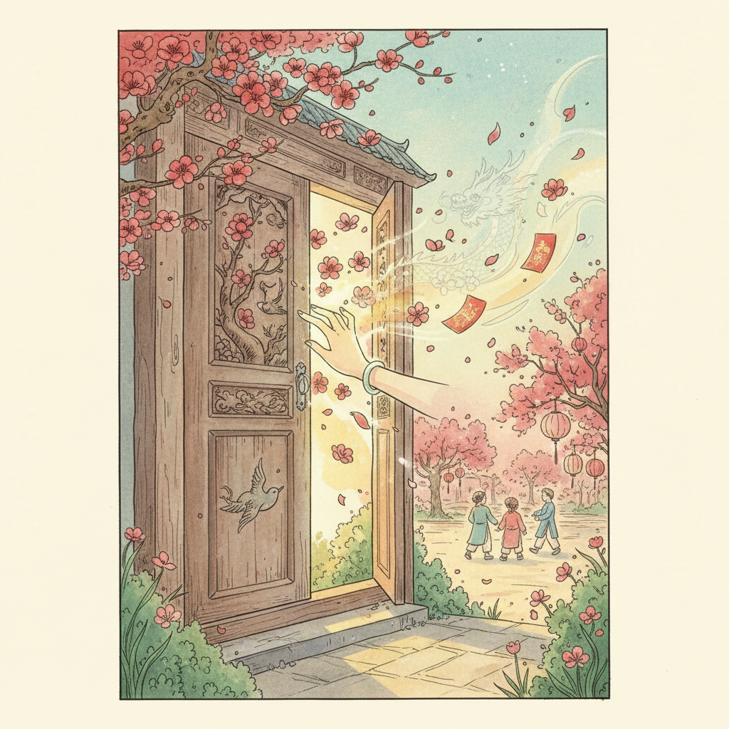 Phân tích Tết đang vào nhà