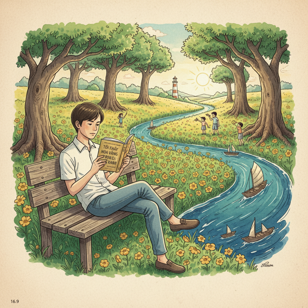 Tôi thấy hoa vàng trên cỏ xanh