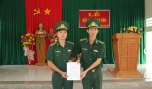 Đảng bộ BĐBP Tiền Giang tổ chức kết nạp đảng viên mới