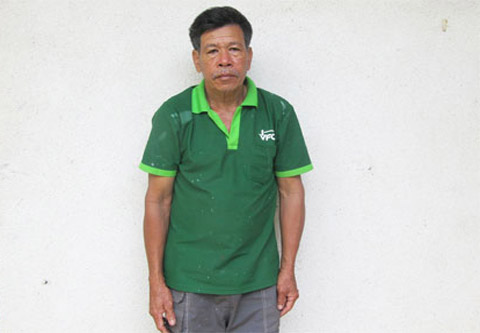 Hung thủ Cao Văn Chính, 58 tuổi.