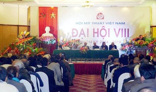 Đại hội Đại biểu toàn quốc Hội Mỹ thuật Việt Nam lần thứ VIII. (Ảnh: HN)